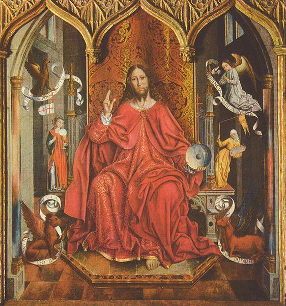 Fernando Gallego Segnender Christus china oil painting image